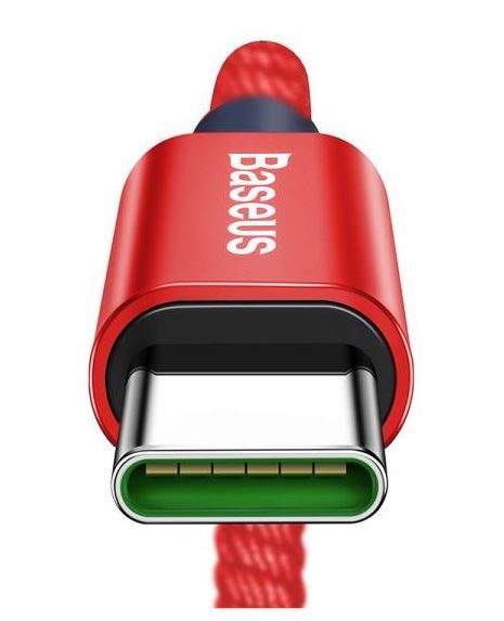 Кабель Baseus Double Fast Charging USB Cable USB For Type-C 5A 1m (Red/Красный) - 3