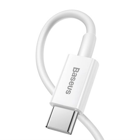 Кабель USB-C BASEUS Superior Series Fast Charging, Type-C - Lightning, 20W, 1.5 м, белый - 3