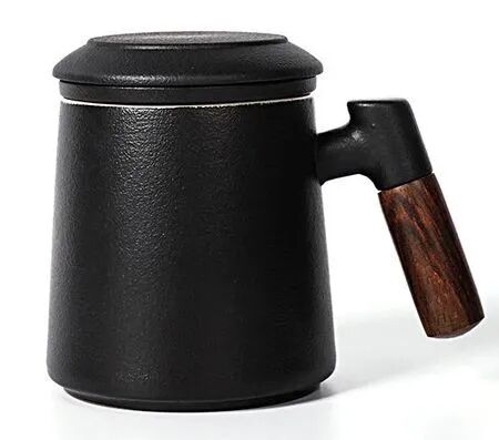 Деревянная керамическая чашка для чая Quange MKT401 - 2