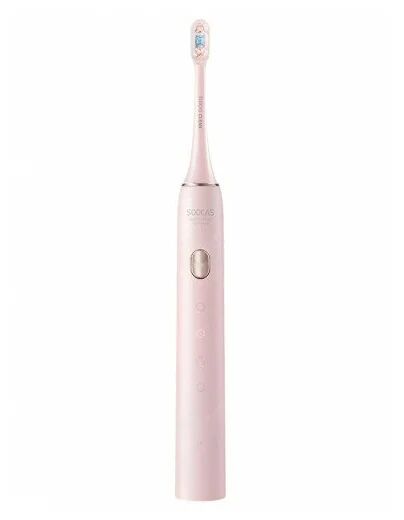 Электрическая зубная щетка Soocas Sonic Electric Toothbrush X3U RU (3 насадки и футляр), розовый - 9
