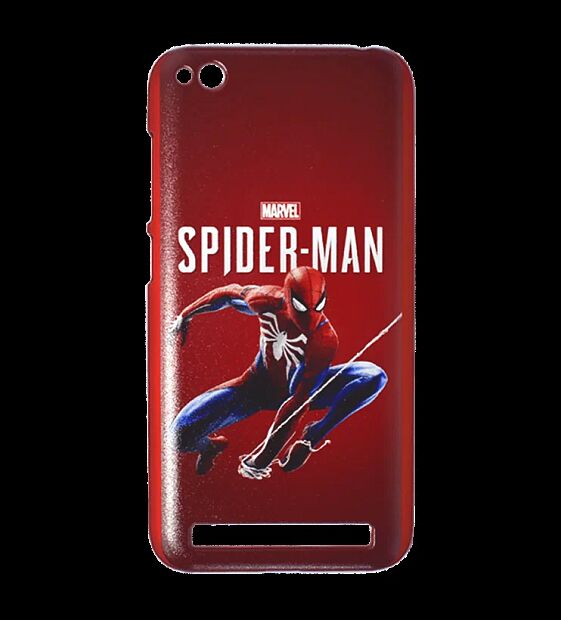 Защитный чехол для Xiaomi Redmi 5A Spider-Man Marvel (Red/Красный) - 3