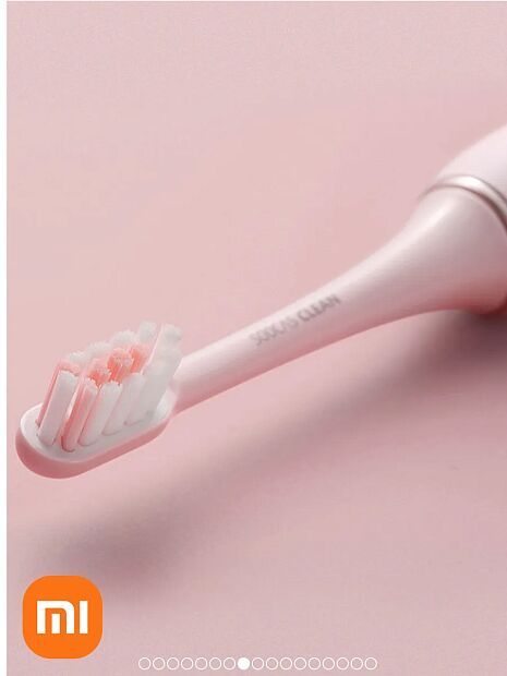 Электрическая зубная щетка Soocas Sonic Electric Toothbrush X3U RU (3 насадки и футляр), розовый - 6