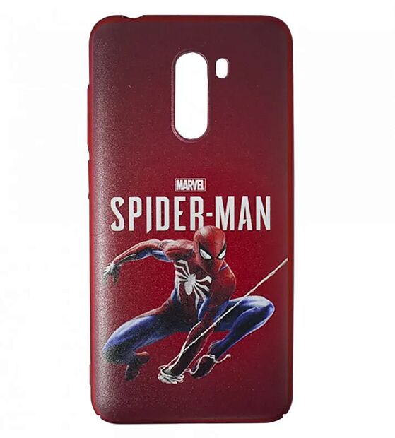 Защитный чехол для Pocophone F1 Spider-Man Marvel (Red/Красный) : отзывы и обзоры - 1