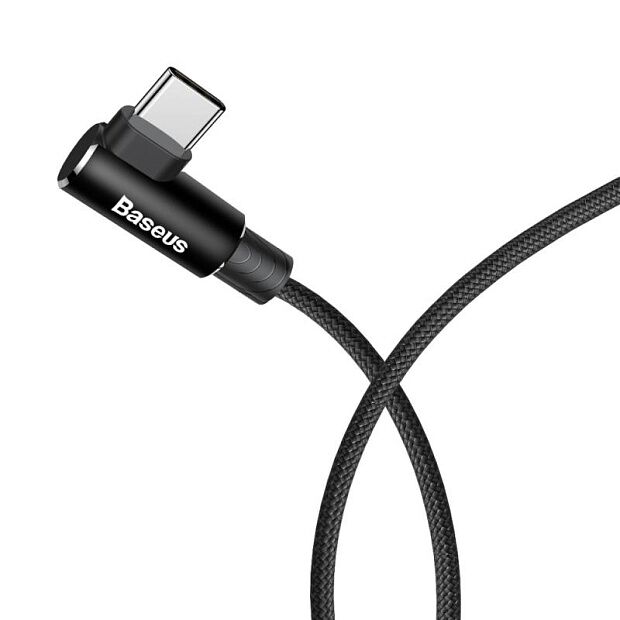 Кабель Baseus MVP Elbow Type Cable USB For Type-C 2A 1m (Black/Черный) - 2