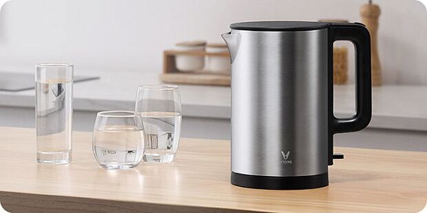 Электрический чайник Viomi Electric kettle YM-K1506 (Silver/Серебристый) - 7