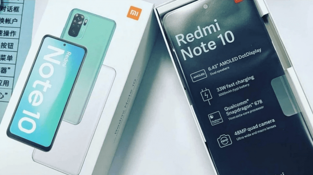 Redmi Note 10 получил 6,43-дюймовый AMOLED-дисплей