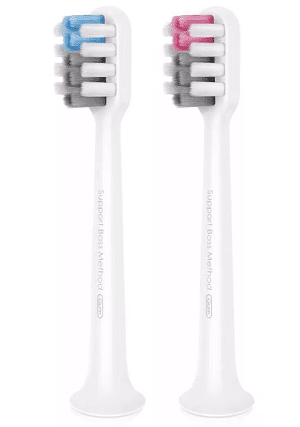 Сменные насадки для зубной щетки Dr.Bei Sonic Electric Toothbrush (2 шт) (White/Белый) - 4