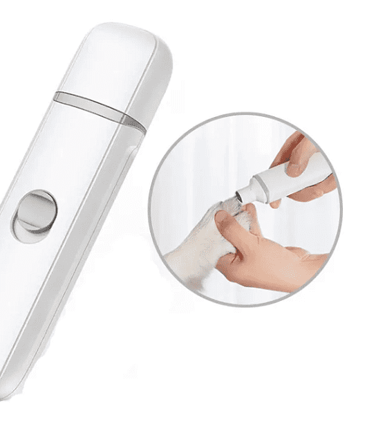 Триммер для когтей домашних животных Pawbby Pet Electric Mill a Methyl Controller (White/Белый)
