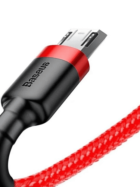 Кабель Baseus Cafule Cable USB For Micro 2.4A 1m CAMKLF-B09 (Red/Красный) - 1