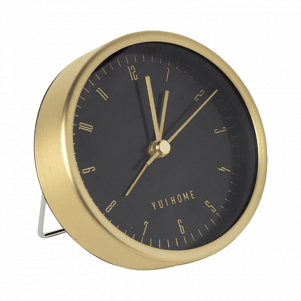 Настенные часы Yuihome Decor Simple And Silent Metal Alarm Clock (Black/Черный) - 1