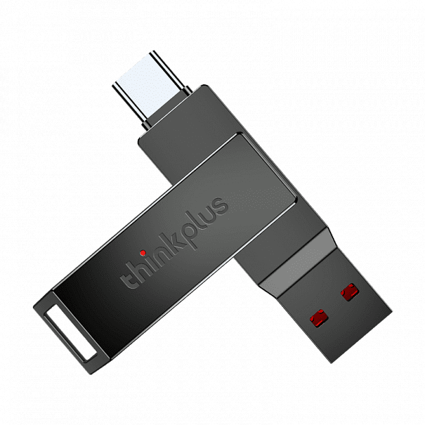Флешка Thinkplus Type-C Metal U Disk 64GB (Black/Черный) 